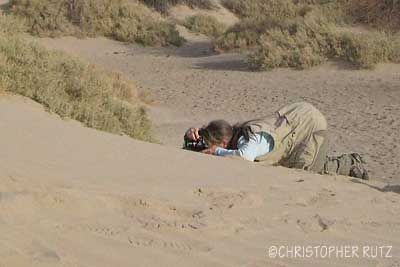 me shooting dune bug