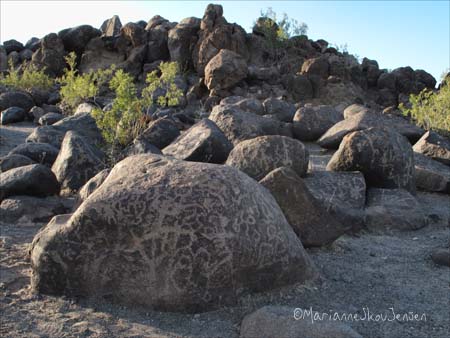 Painted Rocks in Gila Bend, AZ